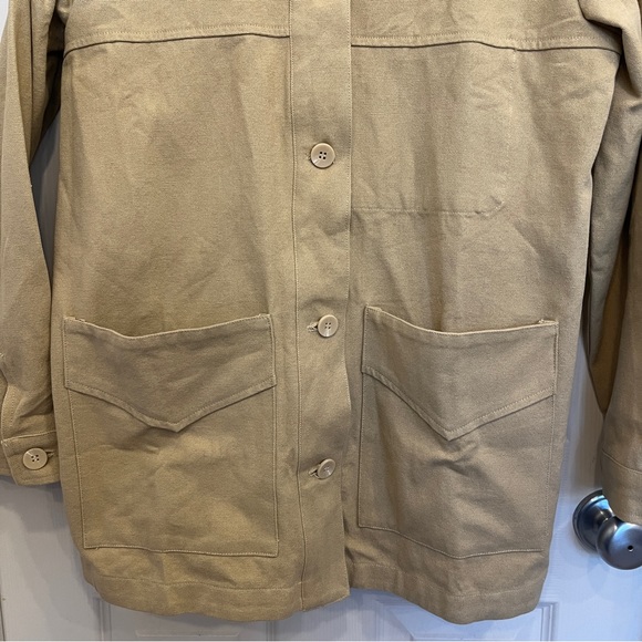 NWT Goumi Canyon Coat Tan Canvas - Picture 7 of 11